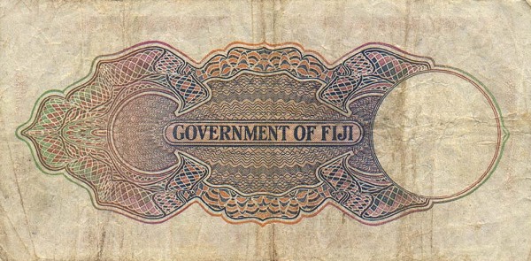 Back of Fiji p38a: 10 Shillings from 1937