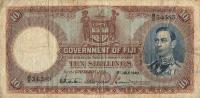 p38c from Fiji: 10 Shillings from 1940