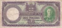 p41d from Fiji: 5 Pounds from 1949