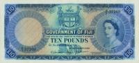p55b from Fiji: 10 Pounds from 1959