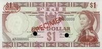 Gallery image for Fiji p71s1: 1 Dollar