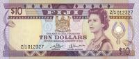 p79r from Fiji: 10 Dollars from 1980