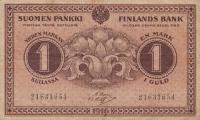 p16a from Finland: 1 Markkaa from 1915