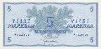 p99a from Finland: 5 Markkaa from 1963