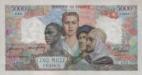 p103e from France: 5000 Francs from 1947