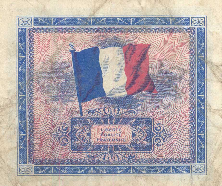 Back of France p116r: 10 Francs from 1944
