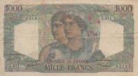 p130c from France: 1000 Francs from 1950