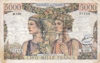 p131c from France: 5000 Francs from 1951