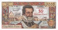 Gallery image for France p139a: 50 Nouveaux Francs