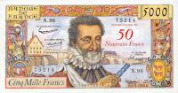 Gallery image for France p139b: 50 Nouveaux Francs