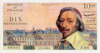 Gallery image for France p142a: 10 Nouveaux Francs