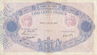 Gallery image for France p66j: 500 Francs