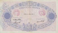 p66m from France: 500 Francs from 1933