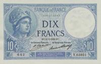 Gallery image for France p73d: 10 Francs