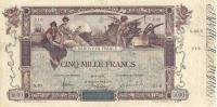 p76 from France: 5000 Francs from 1918