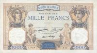 p79c from France: 1000 Francs from 1933