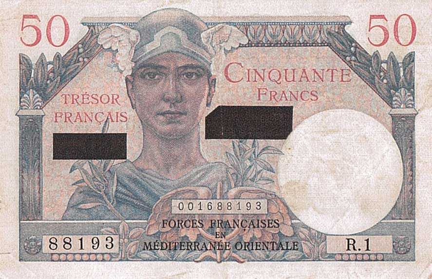 Front of France pM16: 50 Francs from 1956