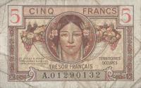 pM6a from France: 5 Francs from 1947