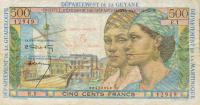 p4a from French Antilles: 5 Nouveaux Francs from 1961