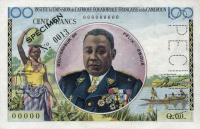 Gallery image for French Equatorial Africa p32s: 100 Francs