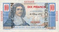 p20s from French Guiana: 10 Francs from 1947