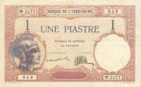 p48a from French Indo-China: 1 Piastre from 1921
