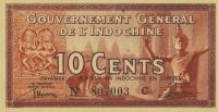 Gallery image for French Indo-China p85a: 10 Cents