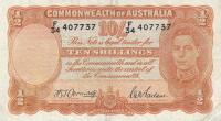 p25b from Australia: 10 Shillings from 1942