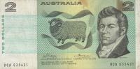 p43a from Australia: 2 Dollars from 1974