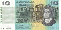 p45b from Australia: 10 Dollars from 1974