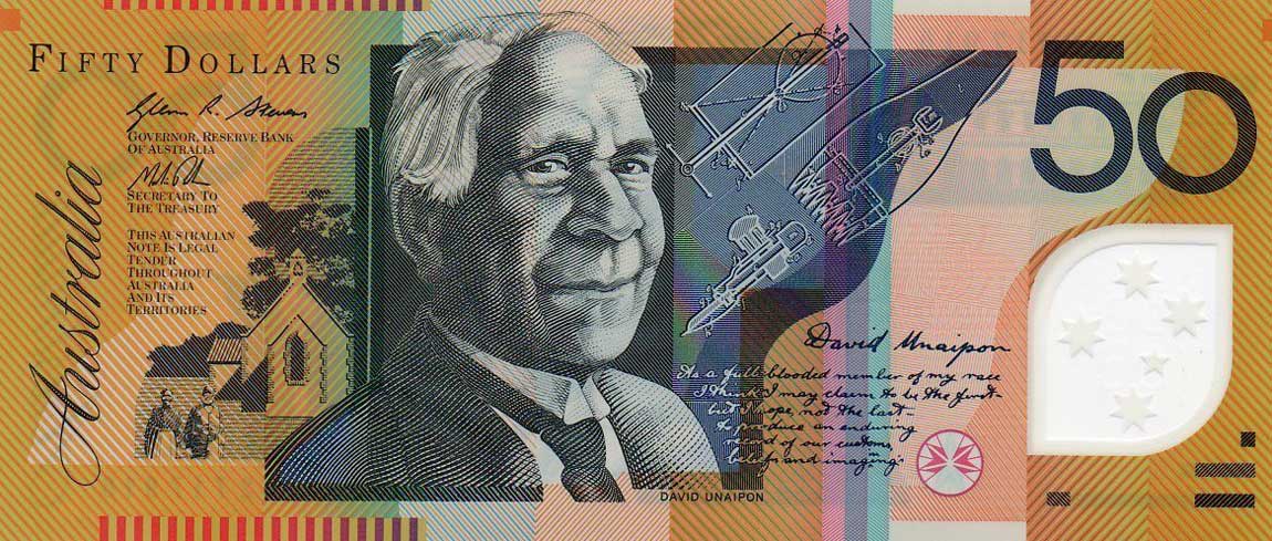 Front of Australia p60i: 50 Dollars from 2011
