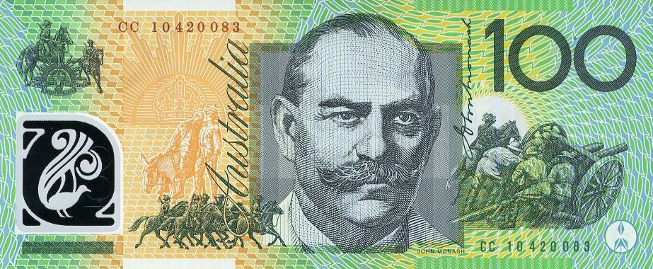 Back of Australia p61b: 100 Dollars from 2010
