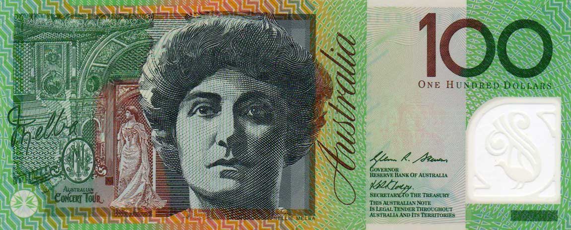 Front of Australia p61c: 100 Dollars from 2011