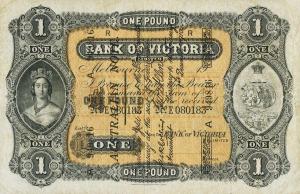 pA92 from Australia: 1 Pound from 1910