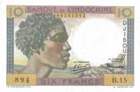 Gallery image for French Somaliland p19a: 10 Francs