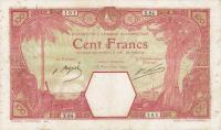 p11Dd from French West Africa: 100 Francs from 1924