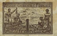 p34b from French West Africa: 1 Franc from 1944