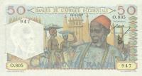 Gallery image for French West Africa p39a: 50 Francs