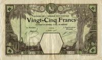 Gallery image for French West Africa p7Bb: 25 Francs