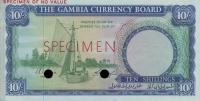 p1ct from Gambia: 10 Shillings from 1965