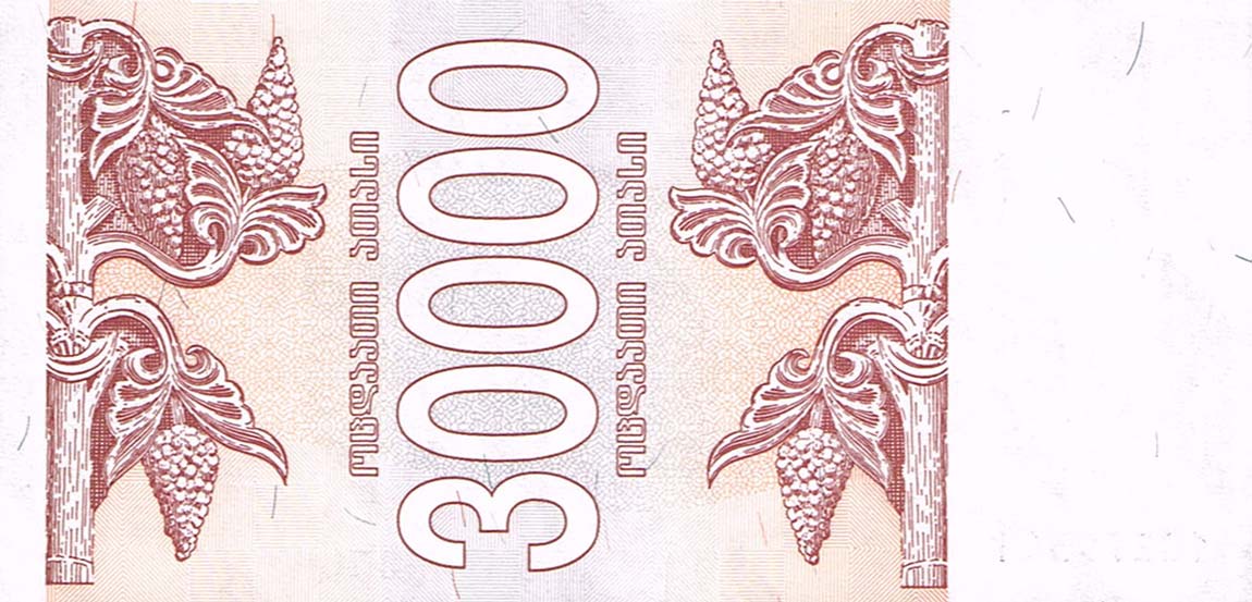 Back of Georgia p47: 30000 Laris from 1994