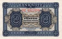 p8b from German Democratic Republic: 50 Deutsche Pfennig from 1948
