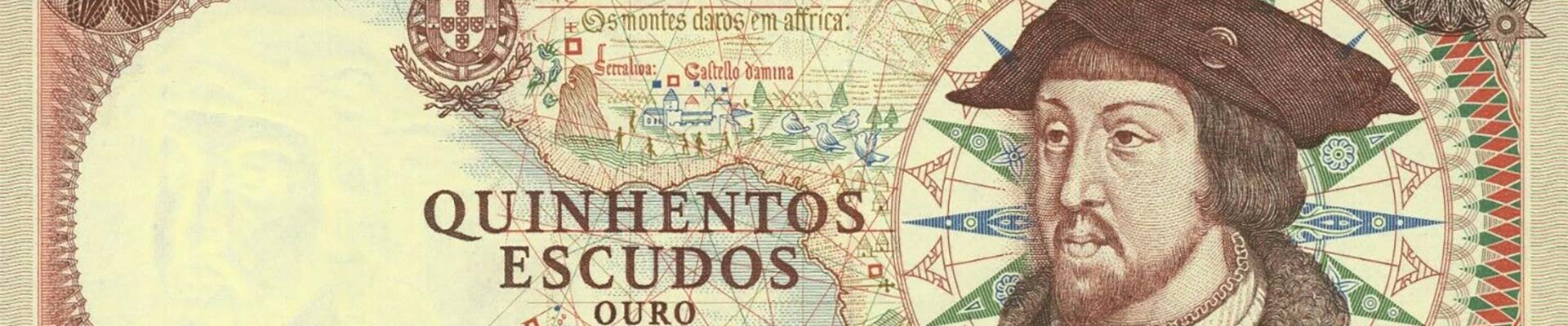 Glory to Age of Discovery - Portuguese 500 escudos in 1966 serie header image