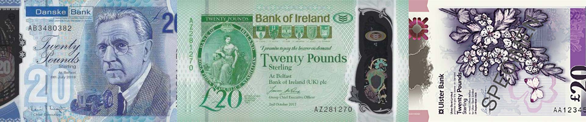 Bank of Ireland,Danske Bank and Ulster Bank to introduce polymer £20 note header image