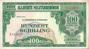 p110b from Austria: 100 Schilling from 1944