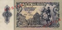 p128s from Austria: 10 Schilling from 1950