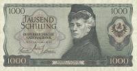 p147a from Austria: 1000 Schilling from 1966