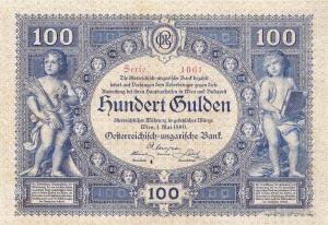 p2 from Austria: 100 Gulden from 1880