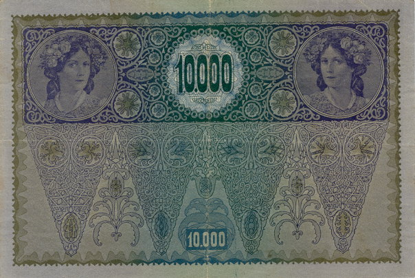 Back of Austria p65: 10000 Kroner from 1919