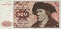 Gallery image for German Federal Republic p23a: 500 Deutsche Mark